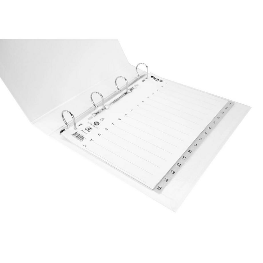 Biella BIELLA Register PP grau A4 471415.00 1-15  