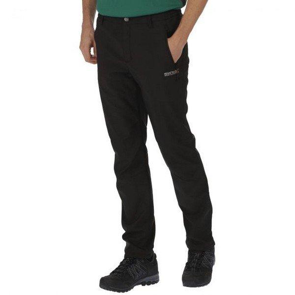 Image of Great Outdoors Adventure Tech Softshell Hose Geo Ii, Standard Bein Herren Schwarz W38