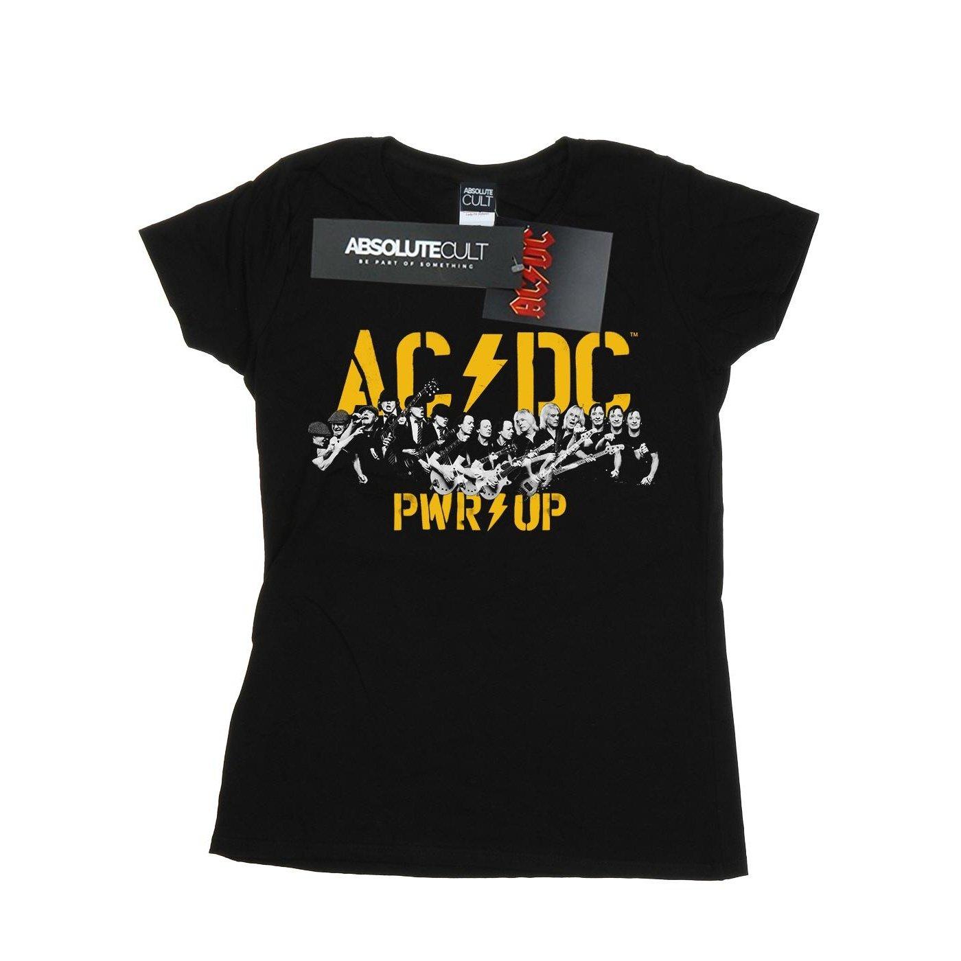 Image of Acdc Pwr Up Portrait Motion Tshirt Damen Schwarz XXL