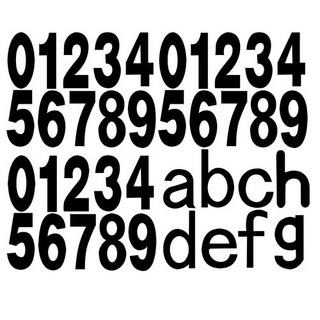 Northio Numéro de maison solaire Izoxis 24357  