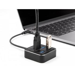 DeLock  USB 3.2 Gen 2 USB Type  Câ„¢ Hub mit 4 x USB Typ  A Buchse 