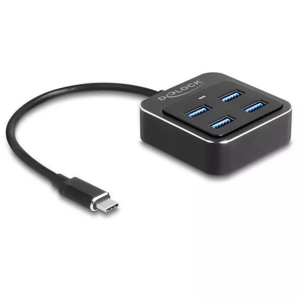 Delock - Hub - 4 x USB 3,2 Gen 2 - Desktop (64191)