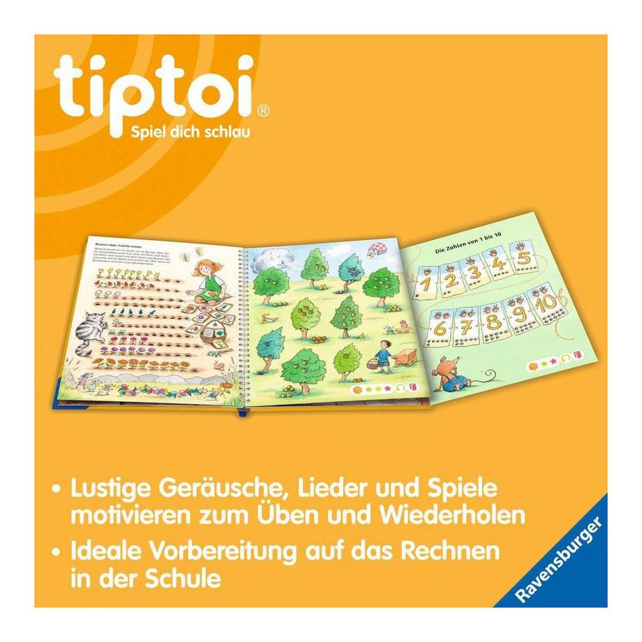tiptoi® Meine Lern-Spiel-Welt: Zahlen und Mengen Tober, Heike; Harvey, Franziska (Illustrationen) Couverture rigide 