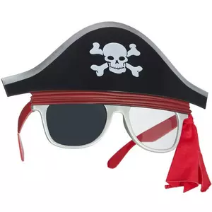Spassbrille Pirat mit Stirnband
