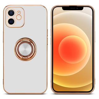 Cadorabo  Housse compatible avec Apple iPhone 11 avec anneau - Coque de protection en silicone TPU flexible, avec protection pour appareil photo et support voiture magnétique 