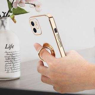 Cadorabo  Housse compatible avec Apple iPhone 11 avec anneau - Coque de protection en silicone TPU flexible, avec protection pour appareil photo et support voiture magnétique 