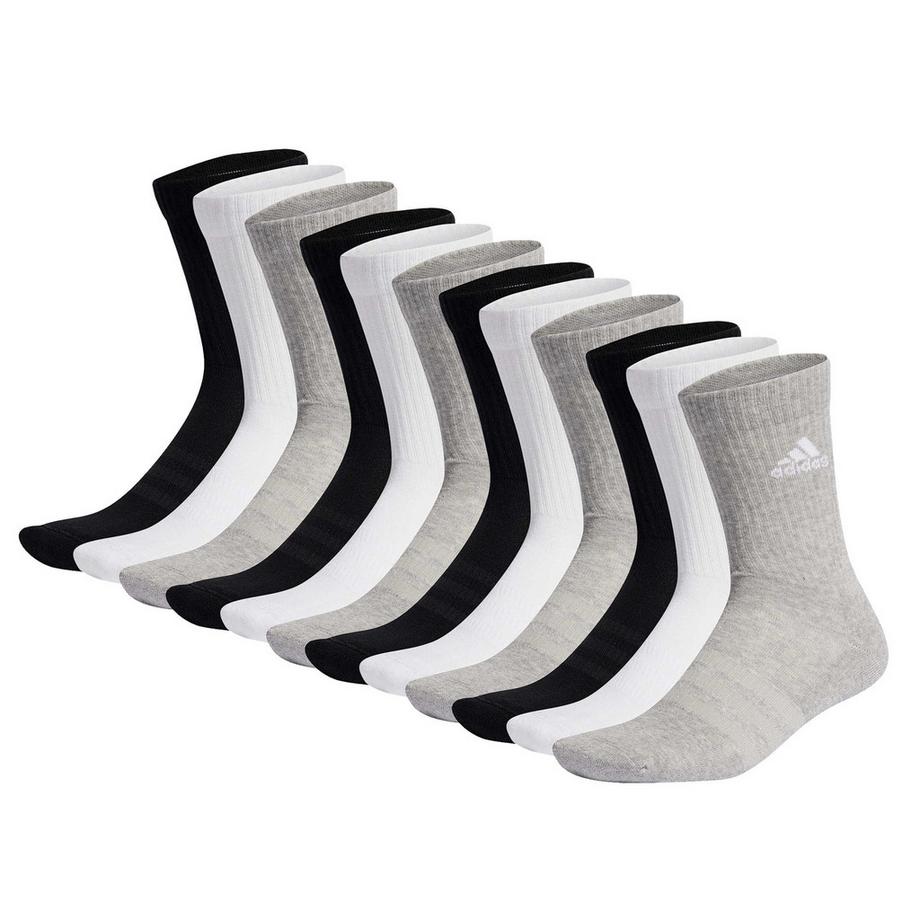 adidas Chaussettes Cushioned Crew Lot de 12  