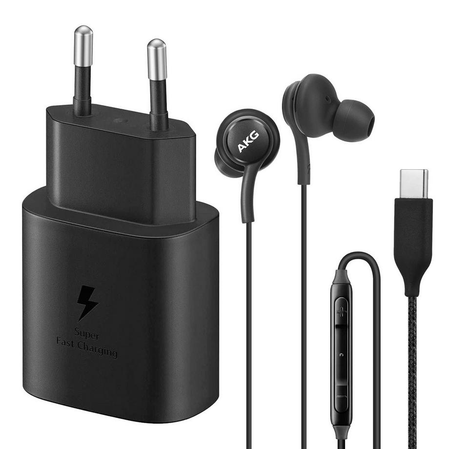 Wandladegerät Samsung + AKG Kopfhörer