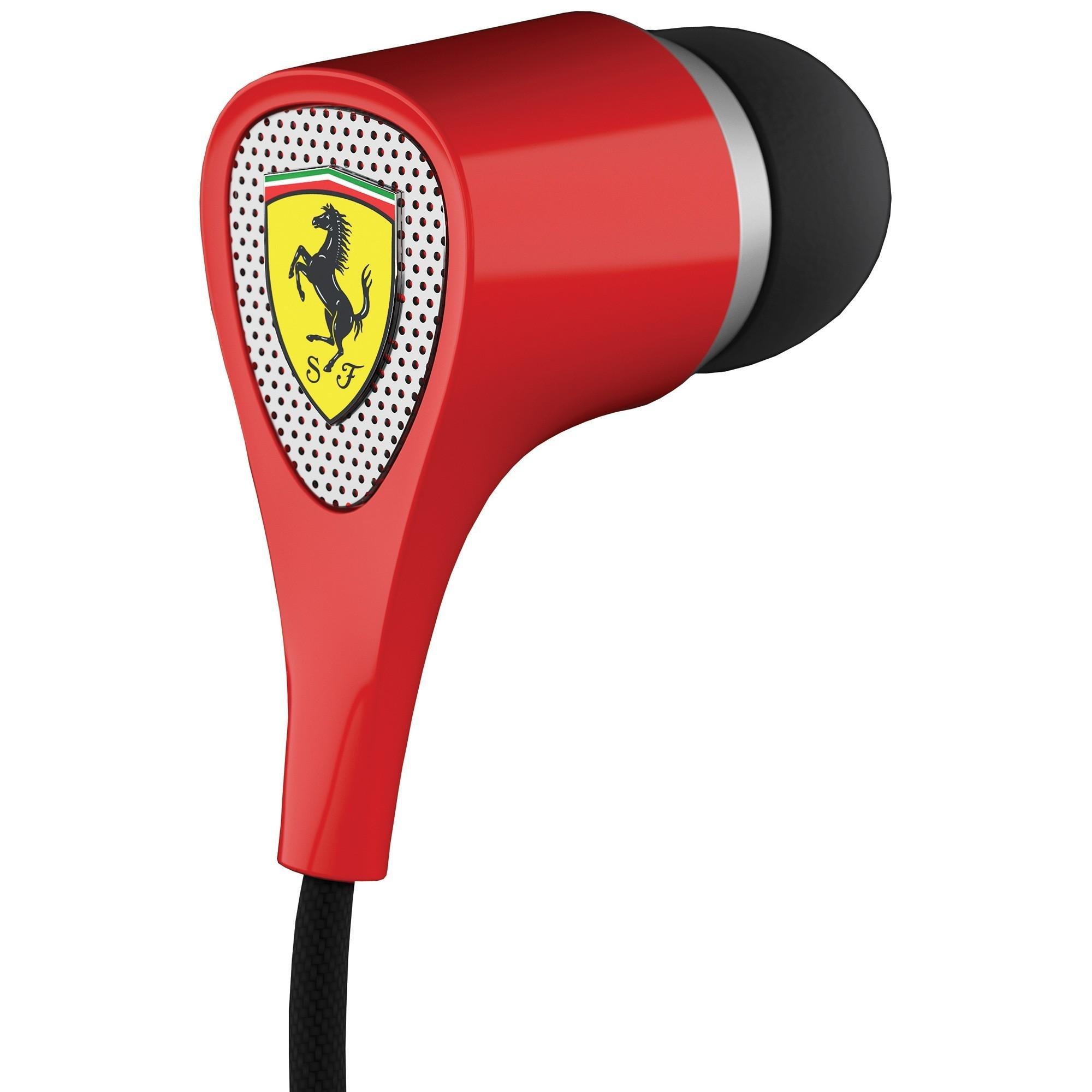 Ferrari by Logic3  Ferrari by Logic3 Scuderia S100 Auricolare Cablato In-ear Rosso 