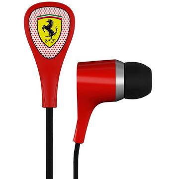Ferrari by Logic3 Scuderia S100 Auricolare Cablato In-ear Rosso