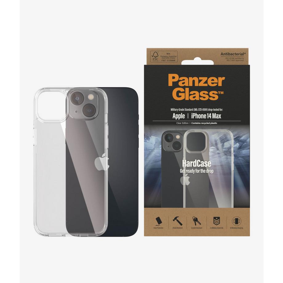 PanzerGlass  HardCase coque de protection pour téléphones portables 17 cm (6.7") Housse Transparent 