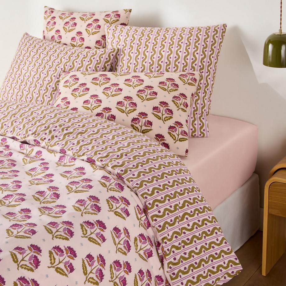 Housse de couette en coton lavé
