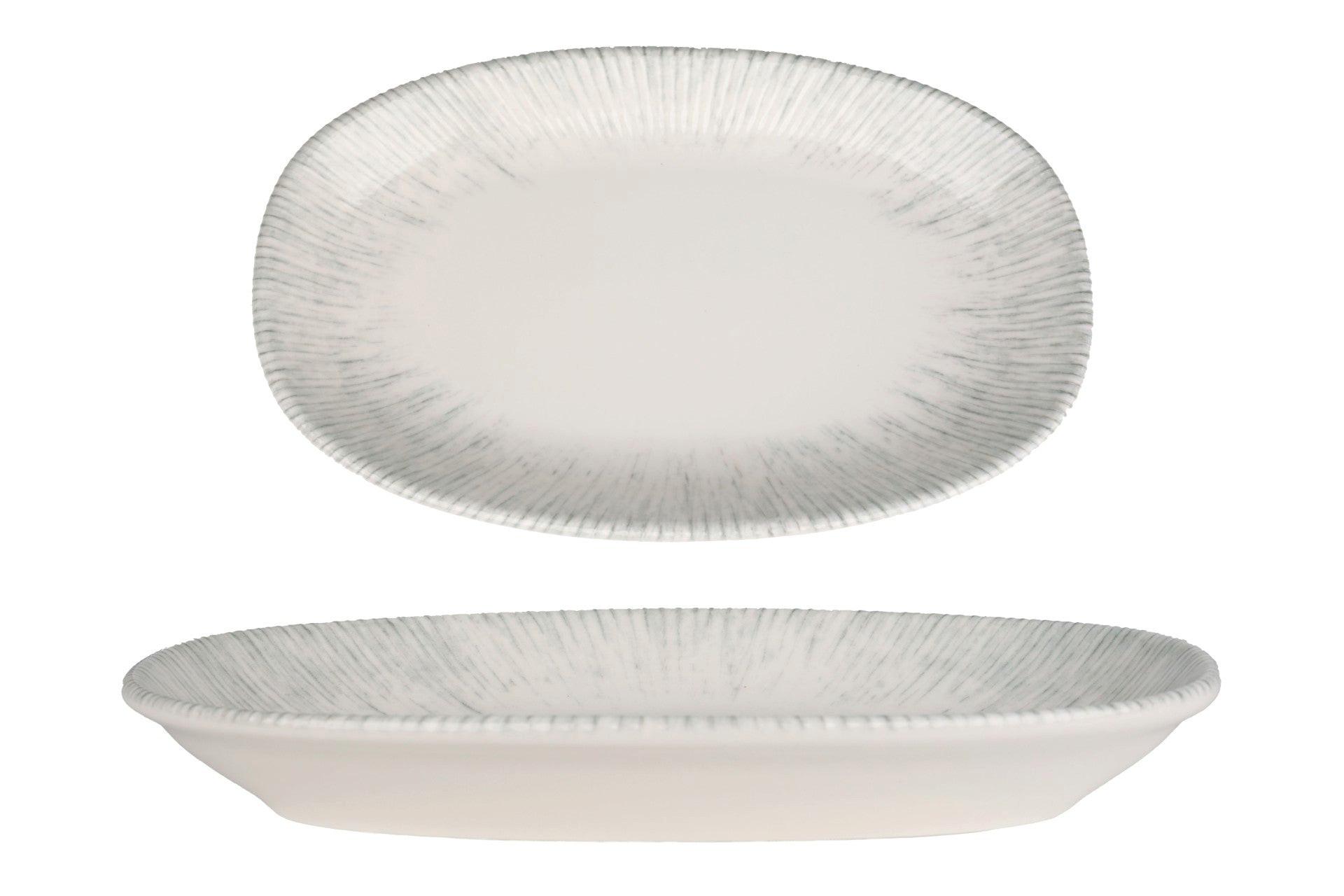 Bonna Assiette de service - Iris -  Porcelaine - lot de 2  