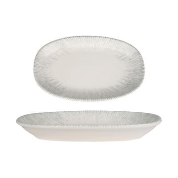 Assiette de service - Iris -  Porcelaine - lot de 2