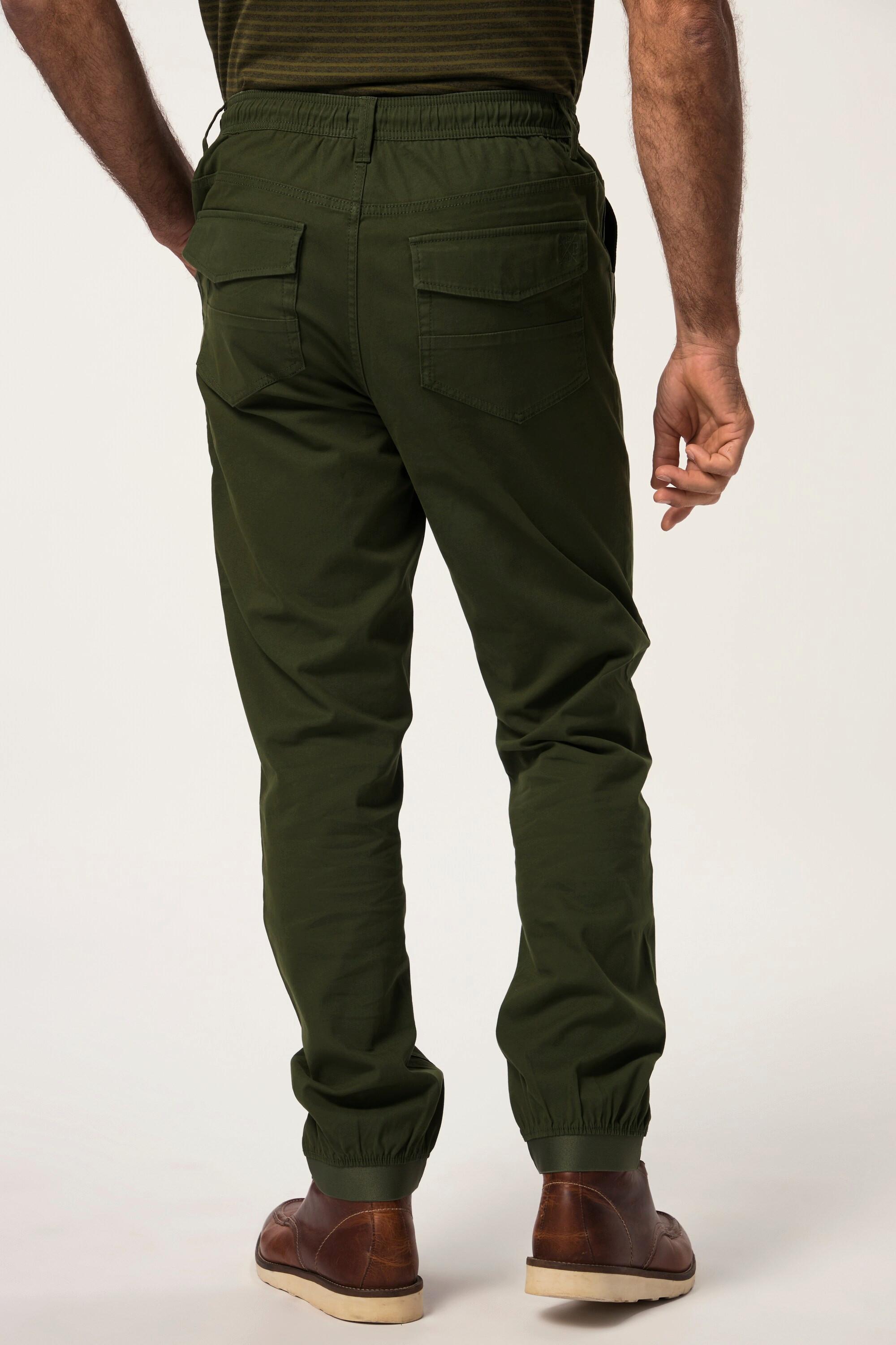 JP1880  Pantalon en twill à enfiler FLEXNAMIC®, coupe Modern Fit, grandes poches - jusqu'au 8 XL 