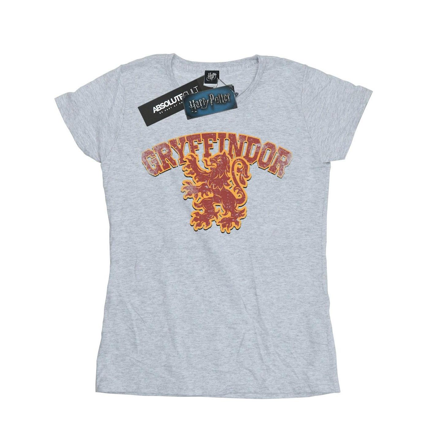 Image of Gryffindor Sport Emblem Tshirt Damen Grau S
