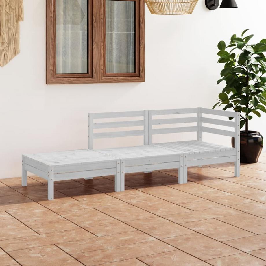 VidaXL Ensemble de meubles de jardin bois de pin  