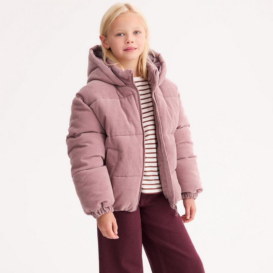 La Redoute Collections Warme Kapuzensteppjacke aus Cord  