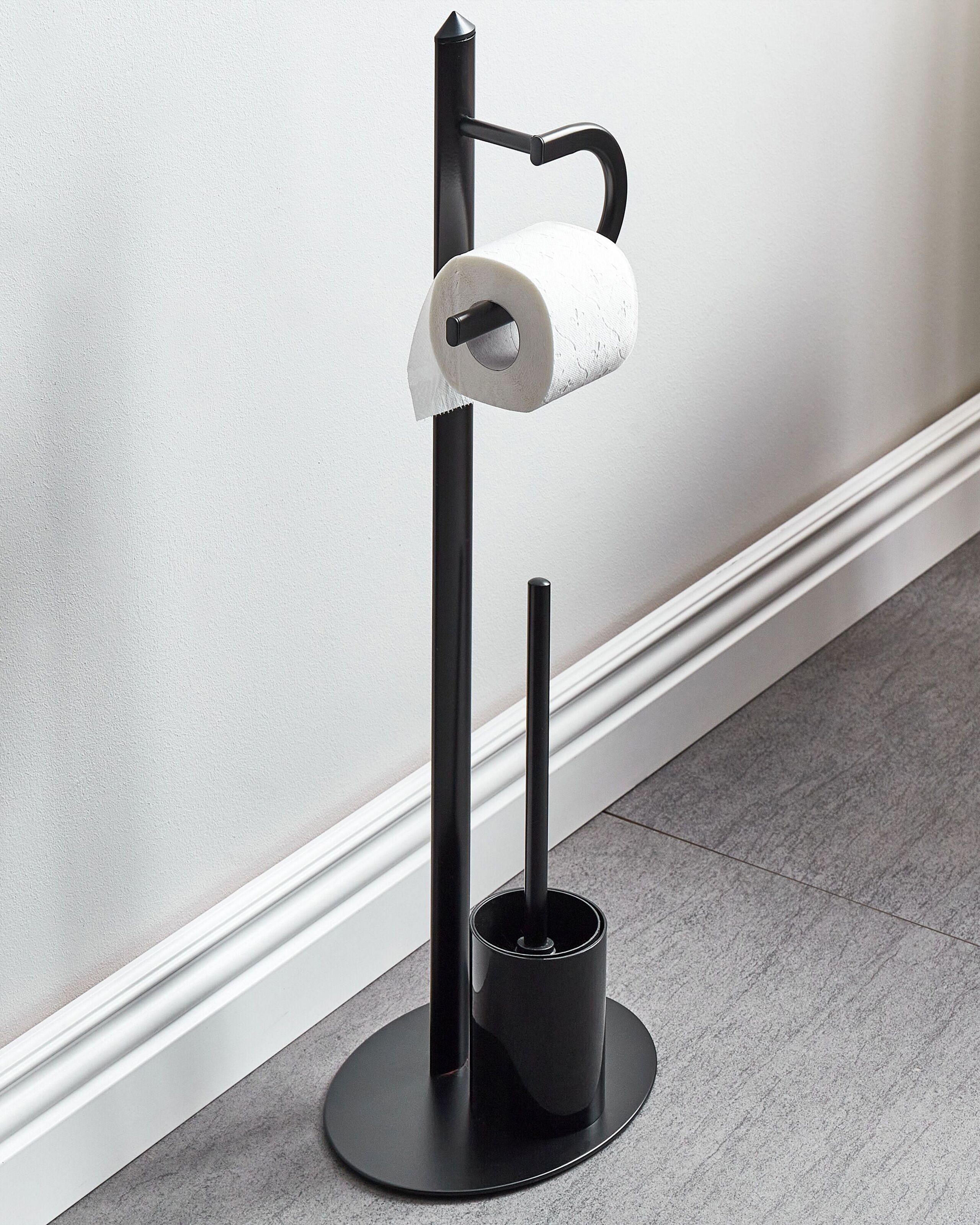 Beliani Toilettenpapierständer aus Stahl Modern SARTO  