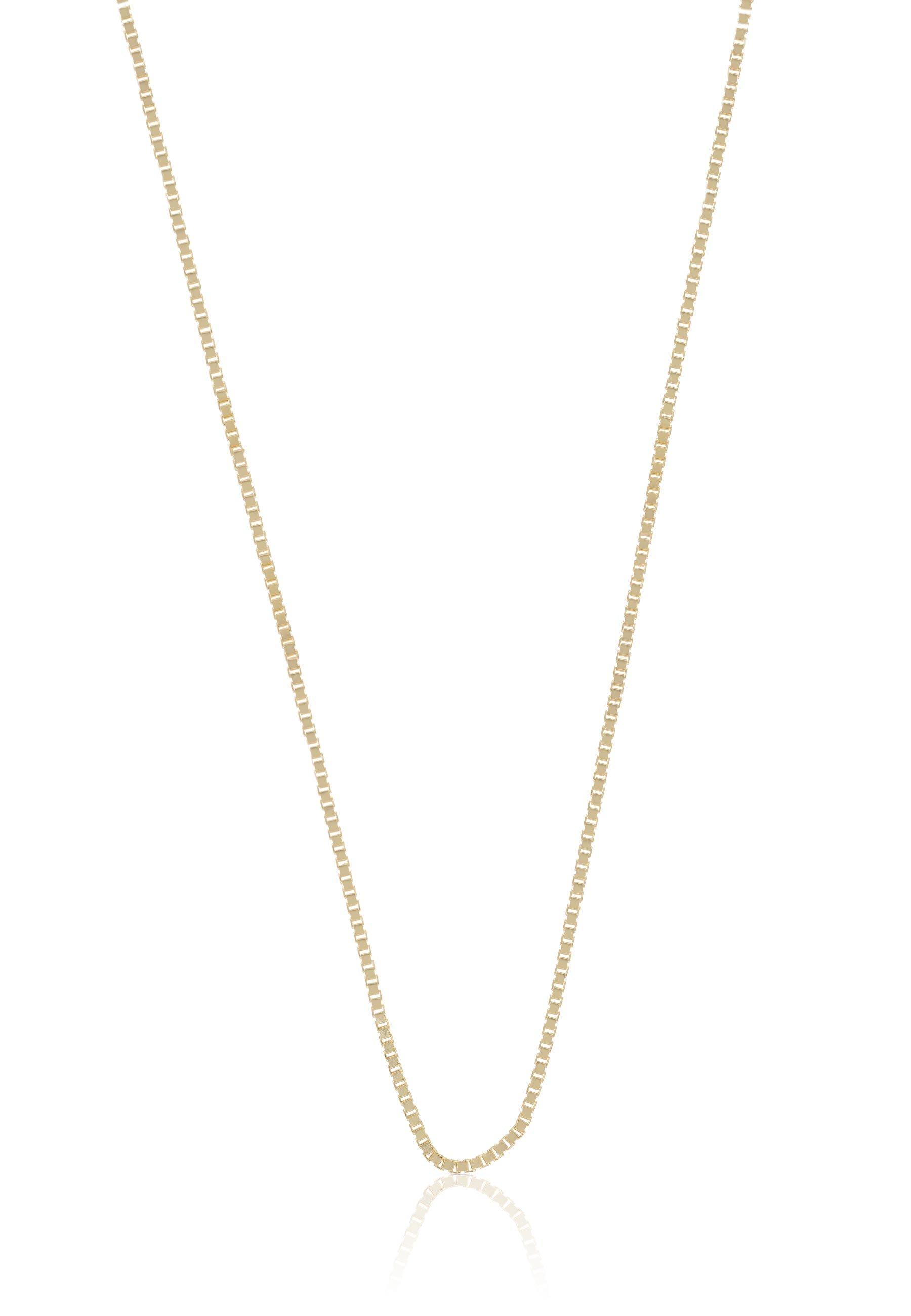 MUAU Schmuck  Collier Venezianer Gelbgold 375, 0.9mm, 42cm 