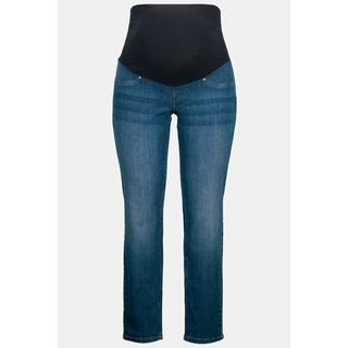 Ulla Popken  Jeans Bellieva modello Sammy in cotone biologico elasticizzato con cintura elastica particolarmente alta 