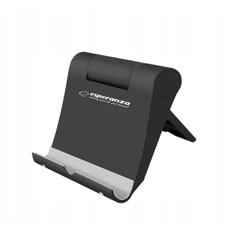 ESPERANZA  Support de table pour téléphone portable et tablette - noir 