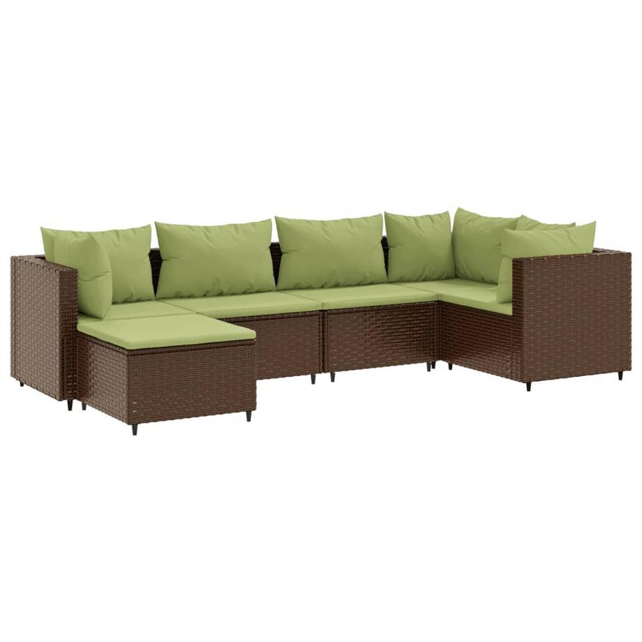 set salotto da giardino Polirattan
