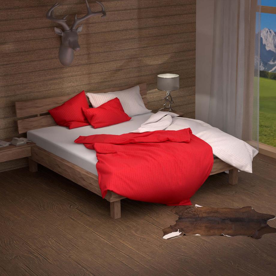 Lotus Bettwaren Linge de lit seersucker uni  