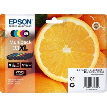 Oranges Multipack 5-colours 33XL Claria Premium Ink