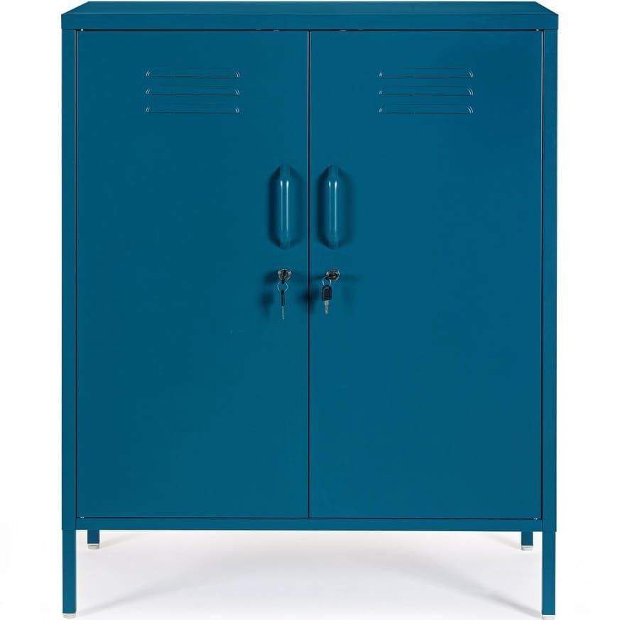 mutoni Commode Cambridge bleu 80x40x101  