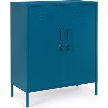 Commode Cambridge bleu 80x40x101