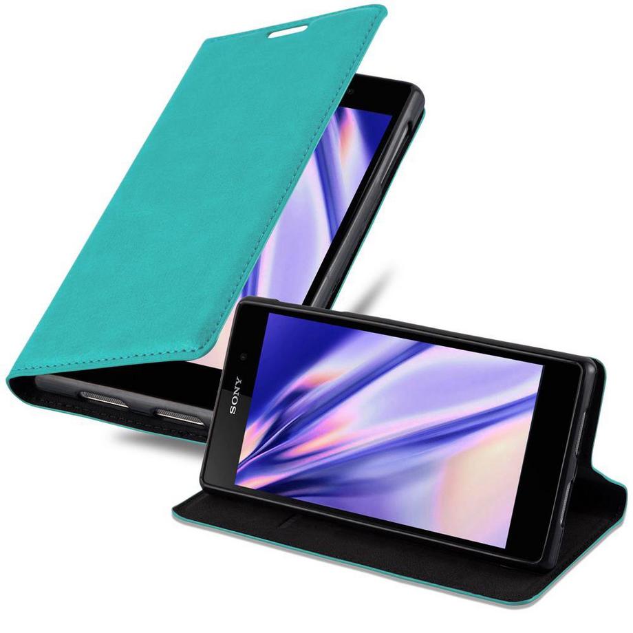 Cadorabo  Housse compatible avec Sony Xperia Z1 - Coque de protection avec fermeture magnétique, fonction de support et compartiment pour carte 