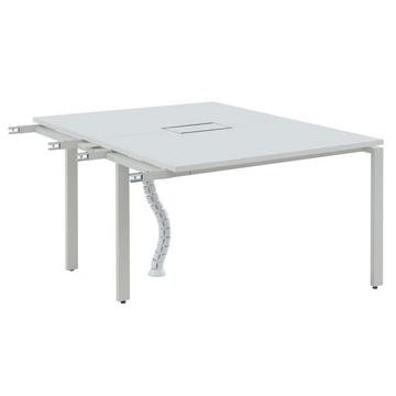 Estensione per scrivania bench per 2 persone L120 cm Bianco - DOWNTOWN