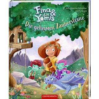 Fina & die Yomis - Die geheimen Zaubersteine (Bd. 1) Scharmacher-Schreiber, Kristina; Grote, Anja (Illustrationen) Gebundene Ausgabe 