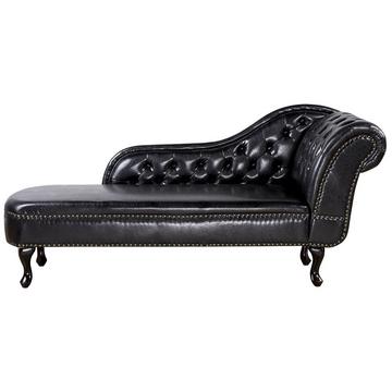 Chaise longue côté droit en Cuir PU Glamour NIMES