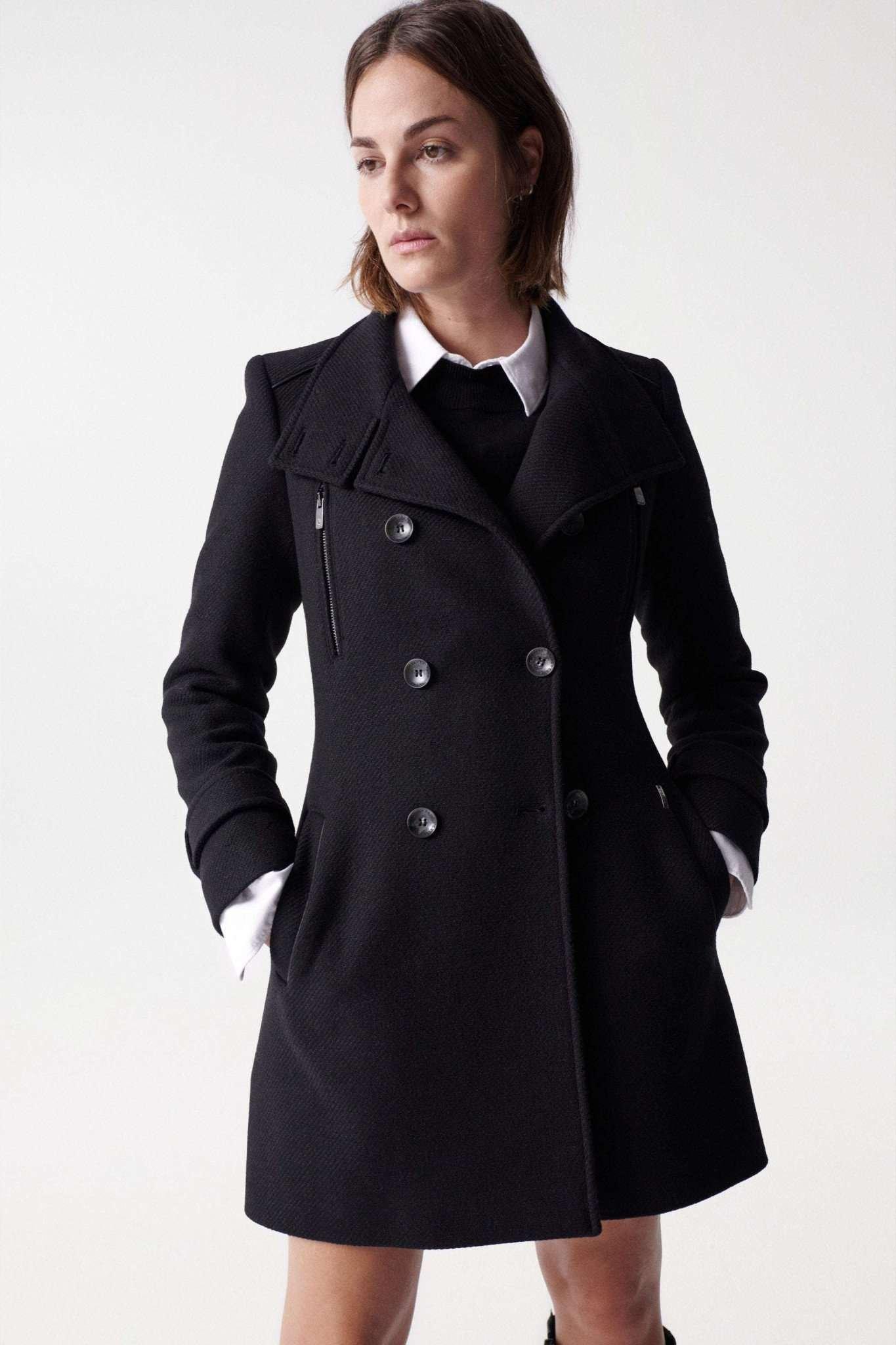 Salsa  Veste légère Grace Long Woolen Coat 