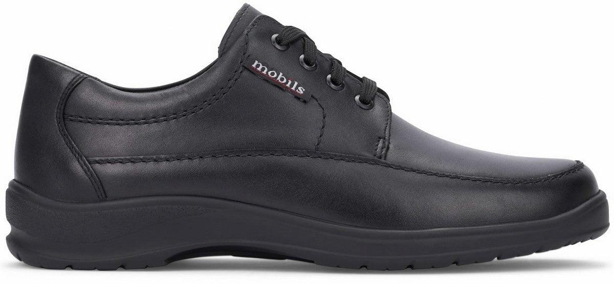 Image of Ezard - Leder Schnürschuh Unisex Schwarz 40.5