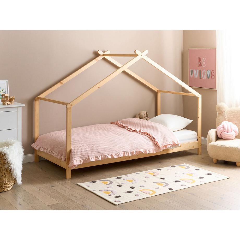 Beliani Kinderbett aus Kiefernholz Modern ORLU  