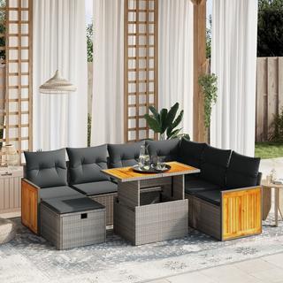 VidaXL Garten sofagarnitur poly-rattan  