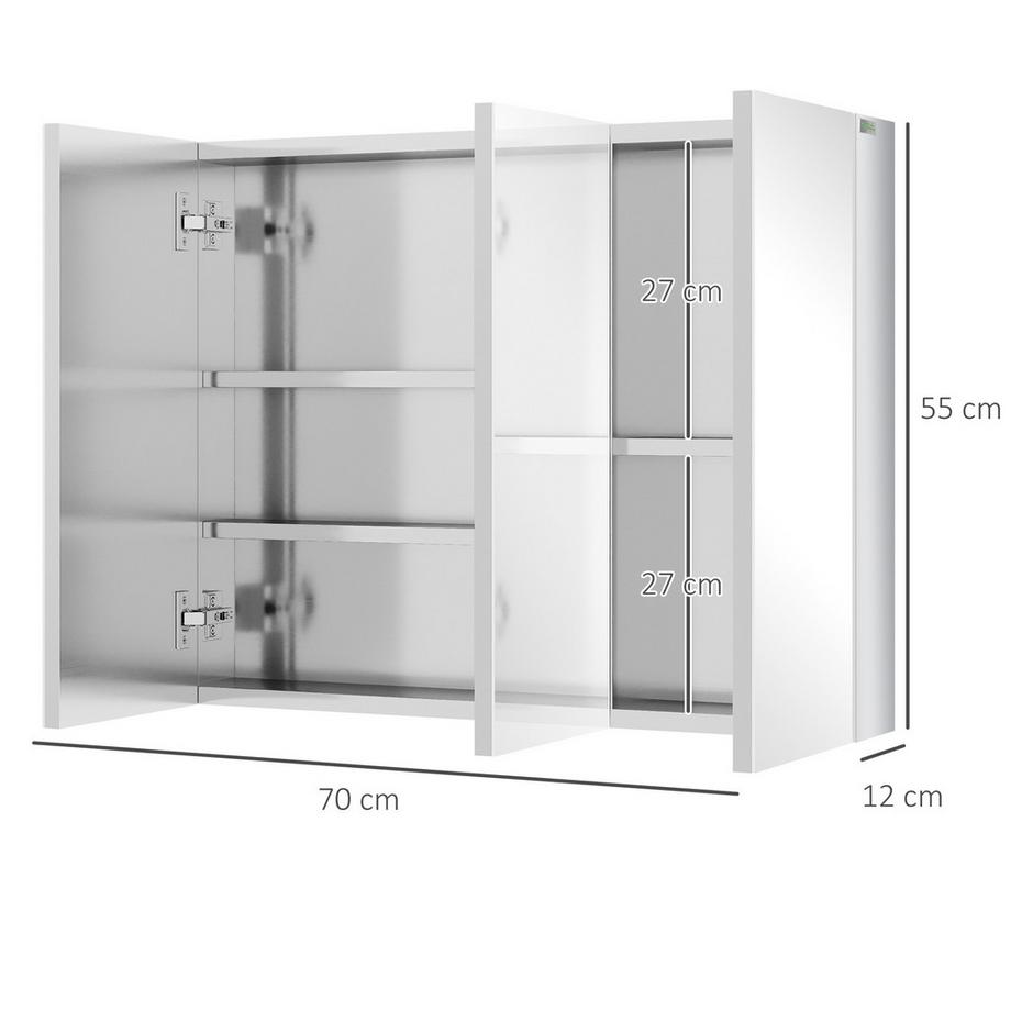 Kleankin Armoire à miroir  