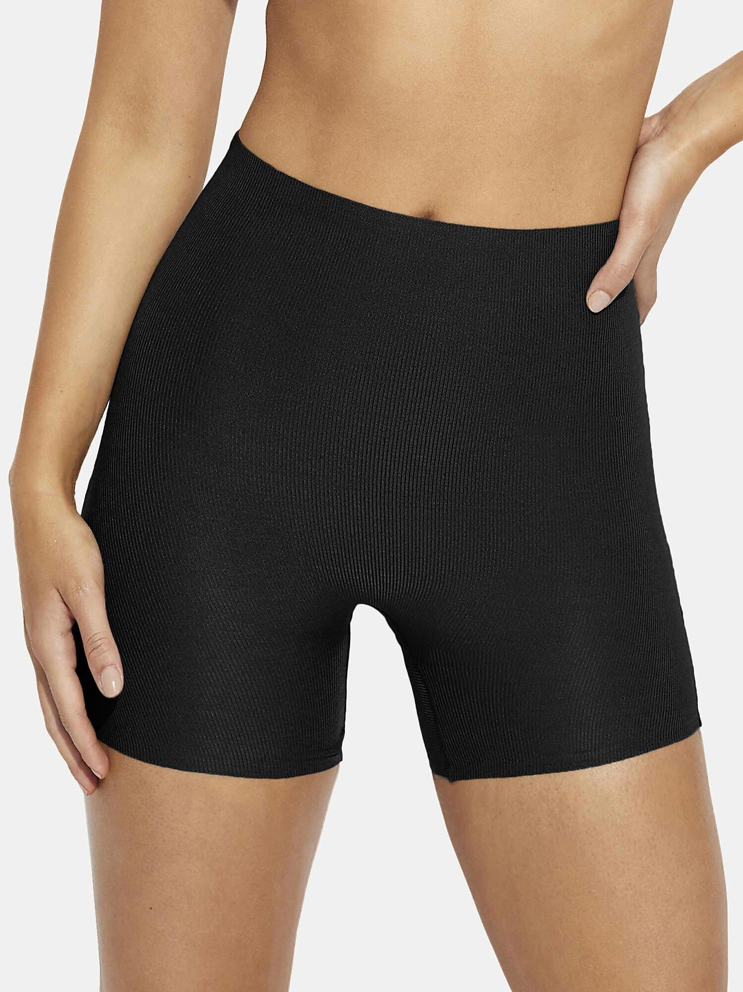 Image of Hochgeschnittene Formende Panty-shorts One Damen Schwarz L