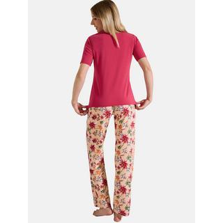 Lisca  Pigiama pantaloni maglietta maniche corte Flowers 