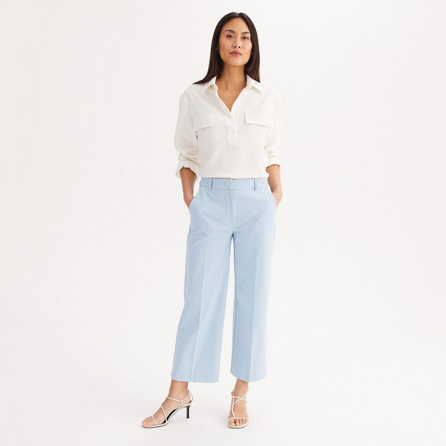 La Redoute Collections Pantalon Coupe Droite Longueur 7/8  