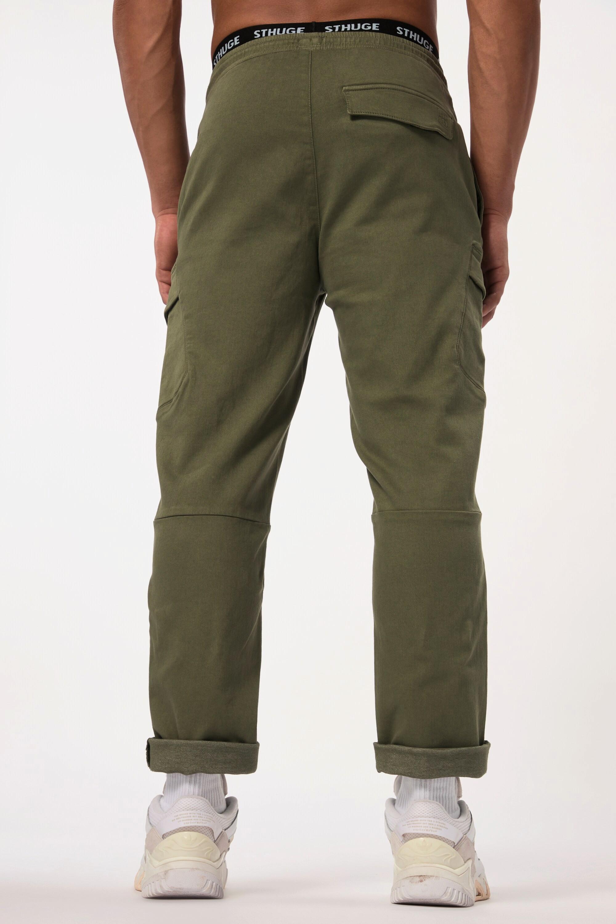 Sthuge  Pantaloni cargo con FLEXLASTIC® e cintura elastica, fino alla tg. 8XL 