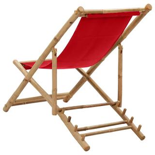 VidaXL Chaise de plage tissu  