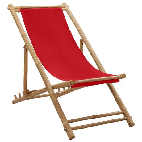 VidaXL Chaise de plage tissu  