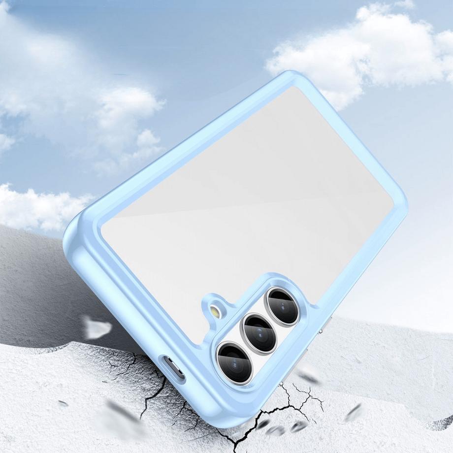 Cover-Discount  Galaxy S25+ Plus - Schützende Acryl-Handyhülle mit erhöhtem Rand 