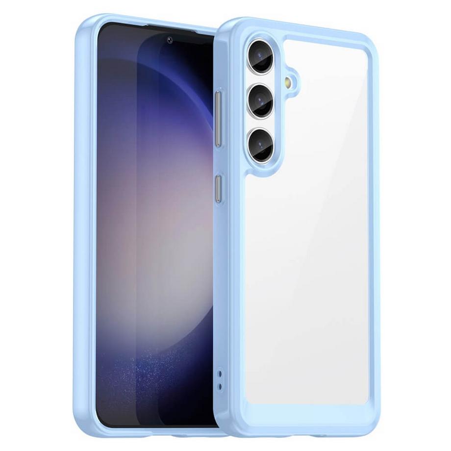 Cover-Discount  Galaxy S25+ Plus - Schützende Acryl-Handyhülle mit erhöhtem Rand 