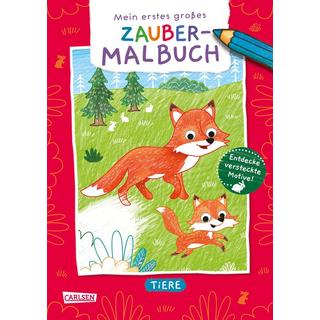 Ausmalbilder für Kita-Kinder: Mein erstes großes Zauber-Malbuch: Tiere Eisendle, Carmen (Illustrationen) Copertina rigida 