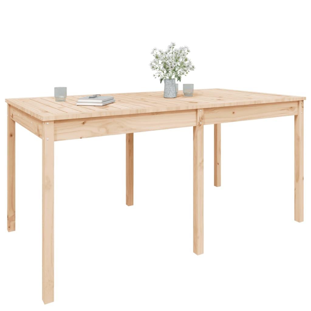 VidaXL Table de jardin bois de pin  